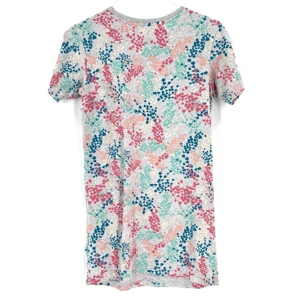 Adidas FLW Multicolor Floral Short Sleeve Athletic Lounge T Short Dress - Picture 5 of 7